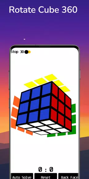Rubik’s Cube Solver - 3D Cube स्क्रीनशॉट 0