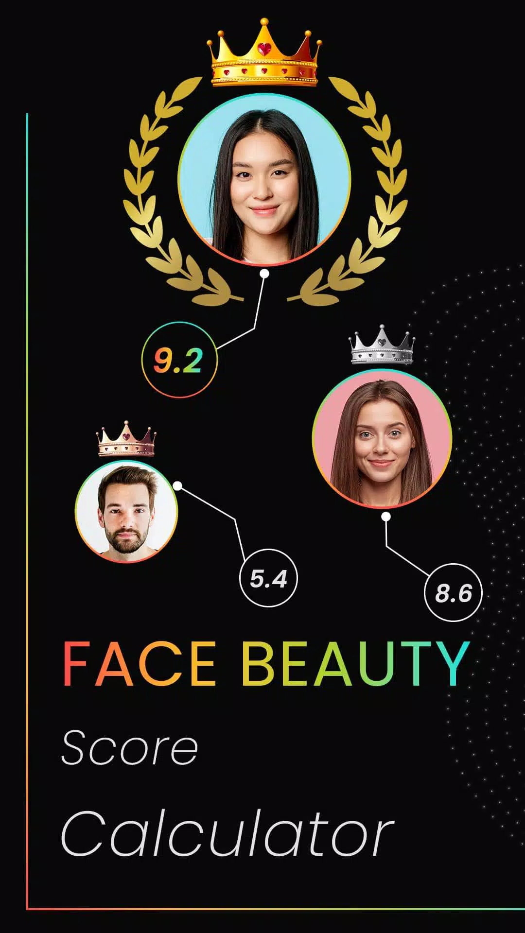 Face Beauty Score Calc & Tips 스크린샷 1