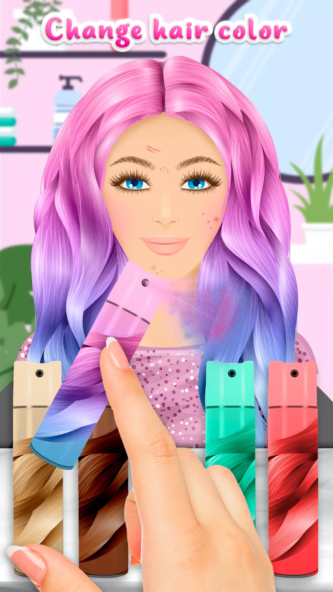 Makeup Beauty Salon Game Girls Capture d'écran 3