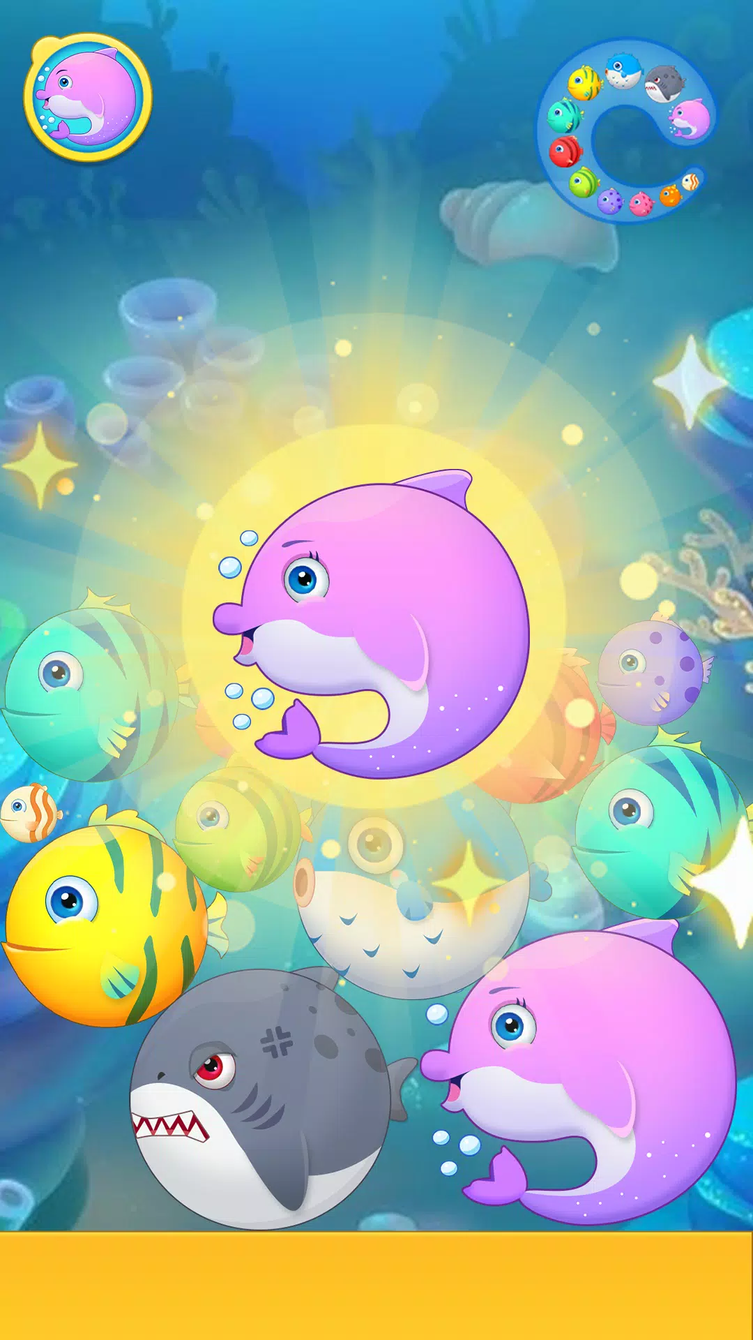 Sea Animals - Merge Game 스크린샷 2