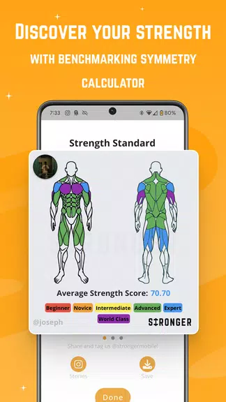 Stronger - Workout Gym Tracker 스크린샷 1