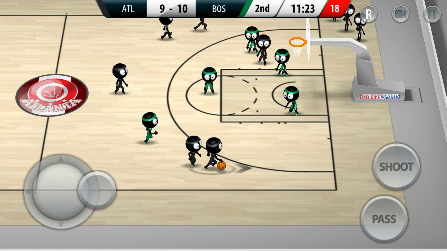 Stickman Basketball 2017 Captura de tela 1