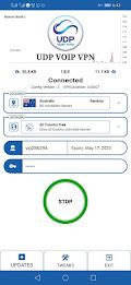 UDP VoiP VPN Captura de tela 1