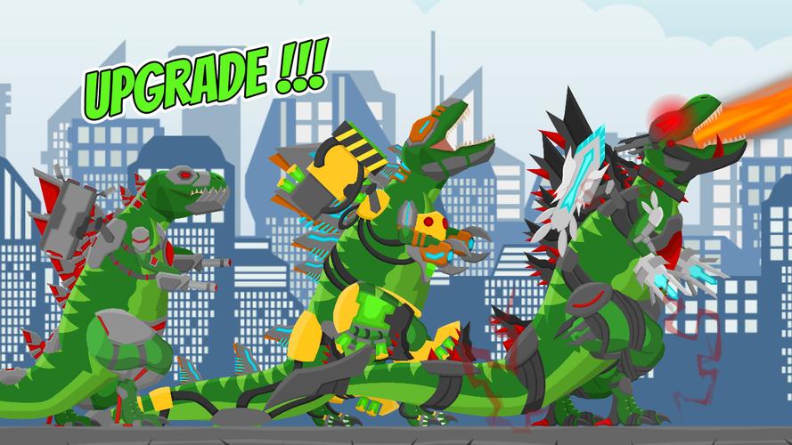 Cyborg Titan Rex: City Rampage Скриншот 2