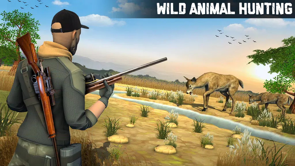 Wild Animal Hunting 3D Offline Capture d'écran 0