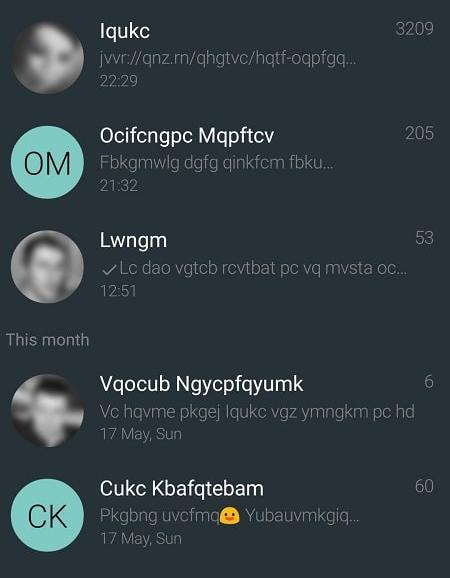 YAATA SMS/MMS Capture d'écran 0