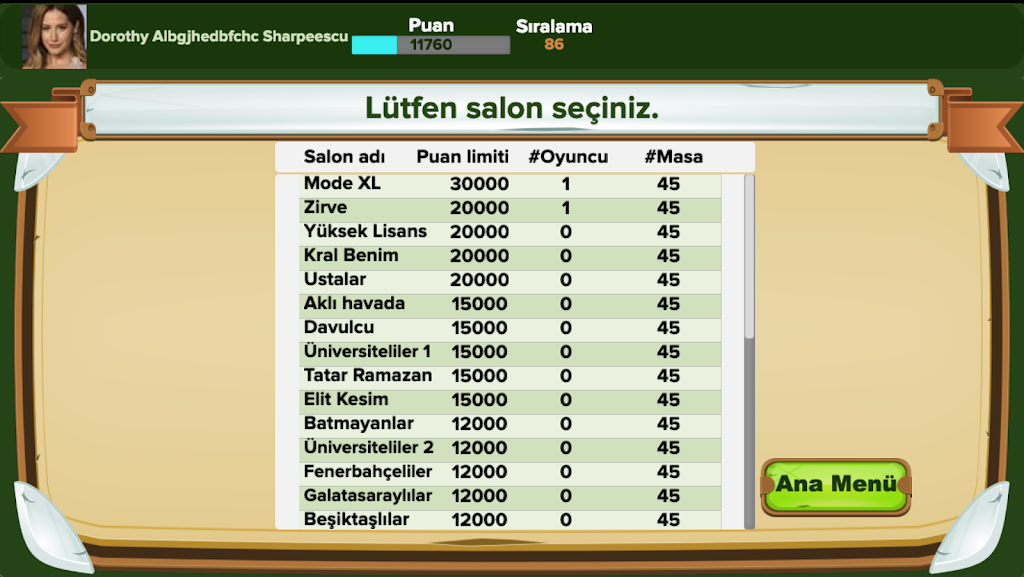 Eşli Batak Online 스크린샷 2