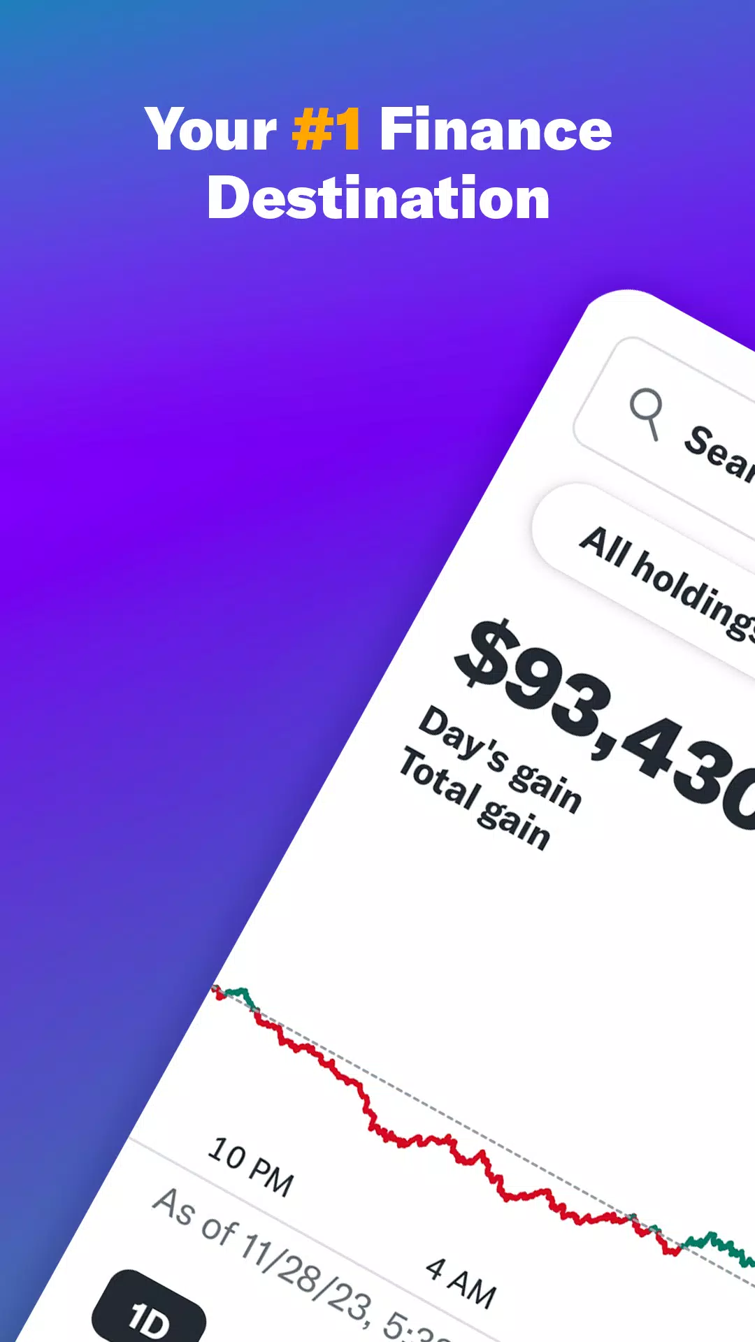 Yahoo Finanças Captura de tela 0