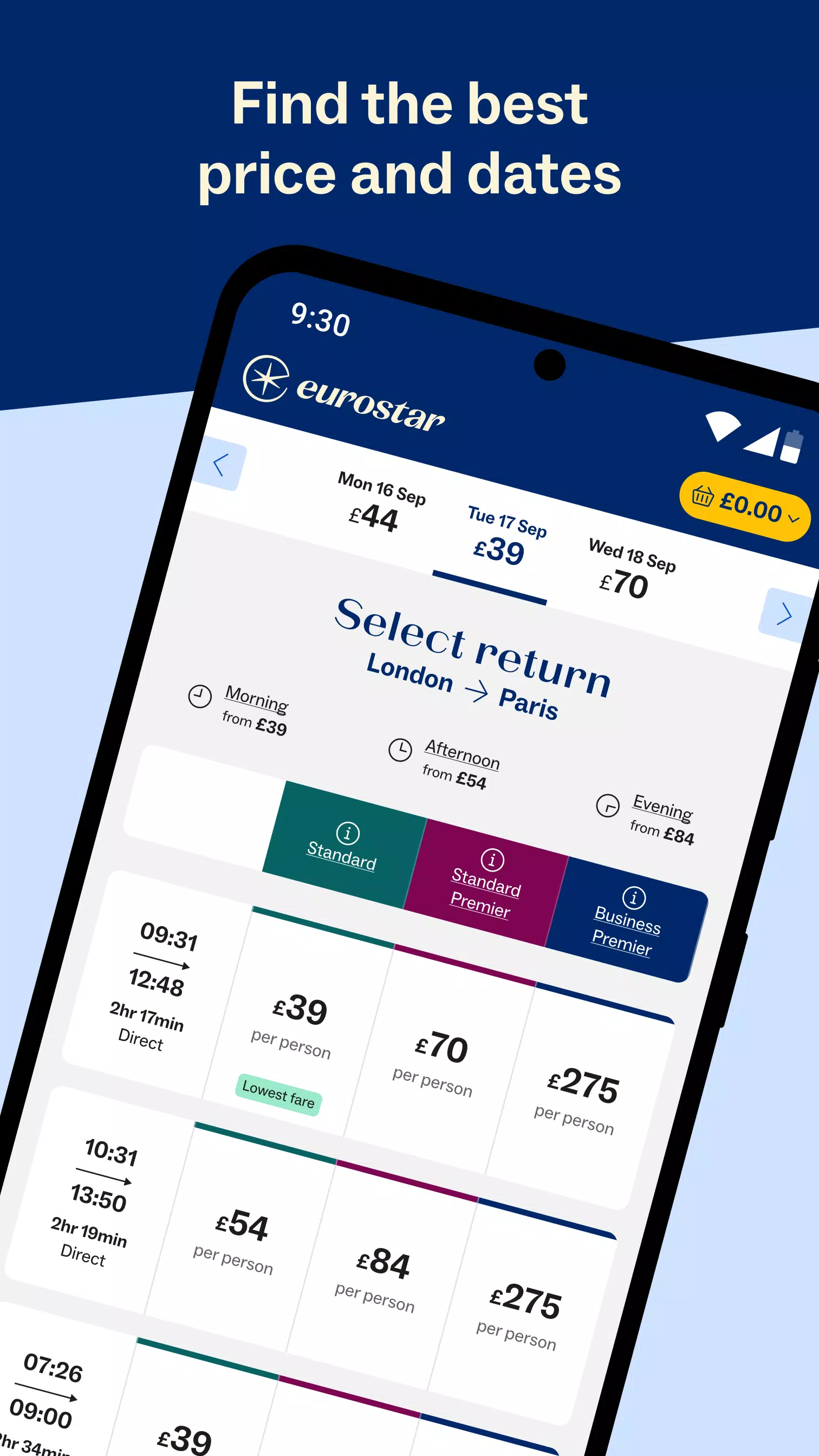 Eurostar Trains應用截圖第3張