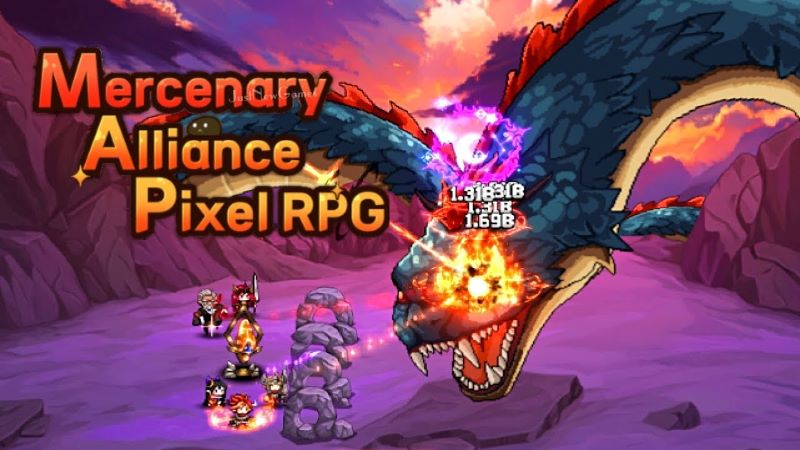 Mercenary Alliance: Pixel RPG Capture d'écran 0