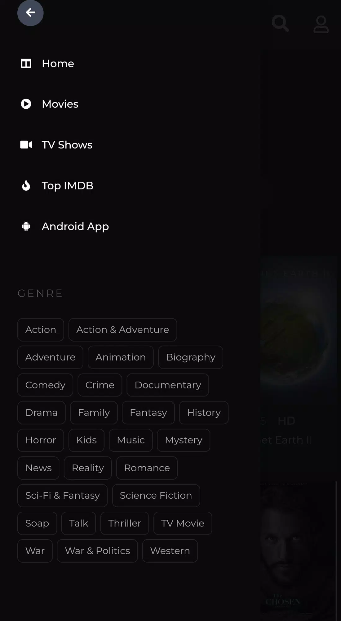 SFlix for Movies and Series Captura de pantalla 1
