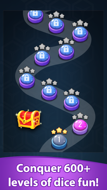 Dice Match Line Puzzle Games Capture d'écran 2