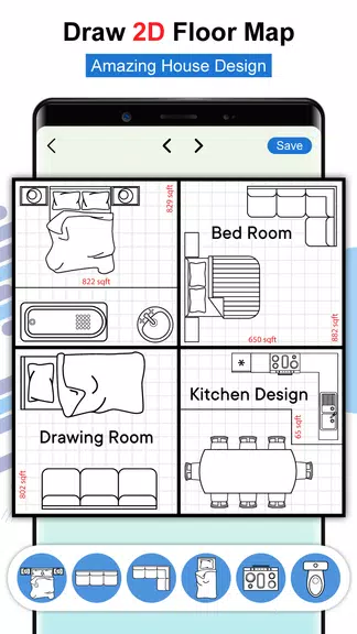 House Design Floor Plan App 3D स्क्रीनशॉट 2