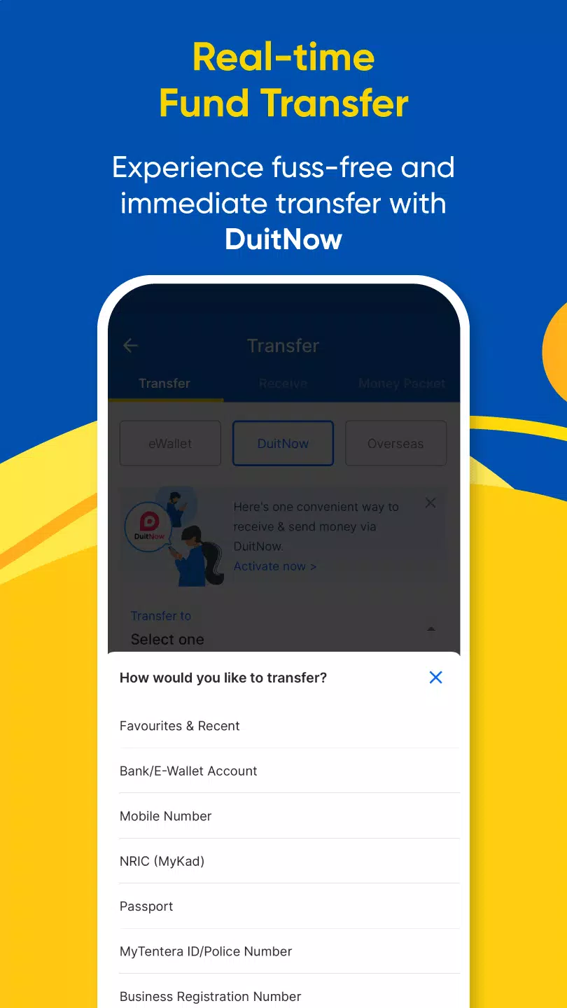 Touch ’n Go eWallet स्क्रीनशॉट 3