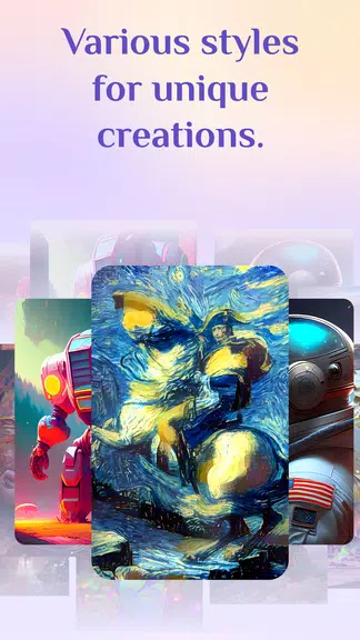 Dream AI Art Generator Wonder स्क्रीनशॉट 1