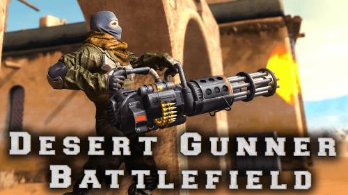 Desert Gunner Machine Gun Captura de pantalla 2