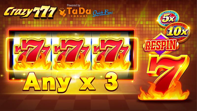 Crazy 777 Slot-TaDa Games Capture d'écran 0