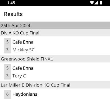 Hexham Darts League Captura de pantalla 2