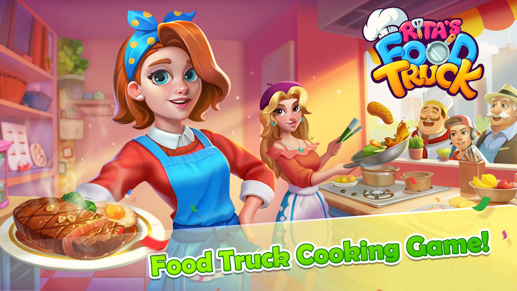 Rita’s Food Truck:Cooking Game Mod应用截图第0张
