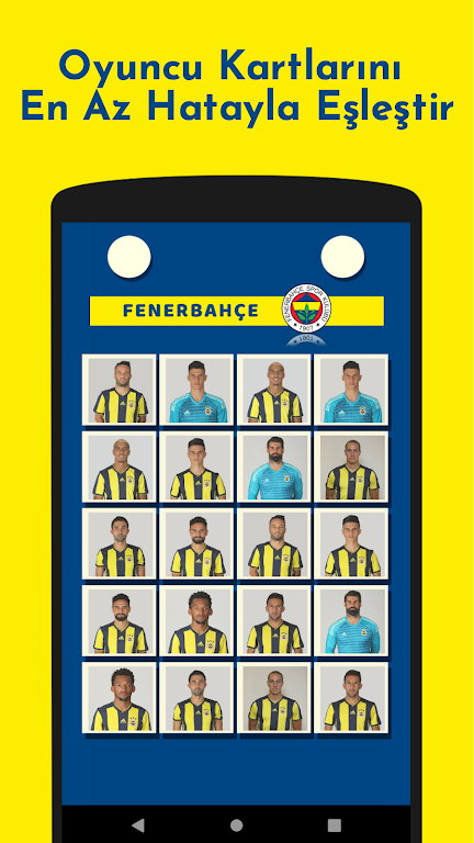 Fenerbahçe Futbolcu Kart Eşleştirme Oyunu スクリーンショット 2