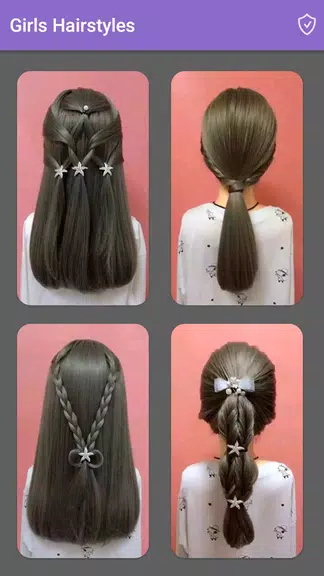 Girls Hairstyles Step By Step スクリーンショット 0