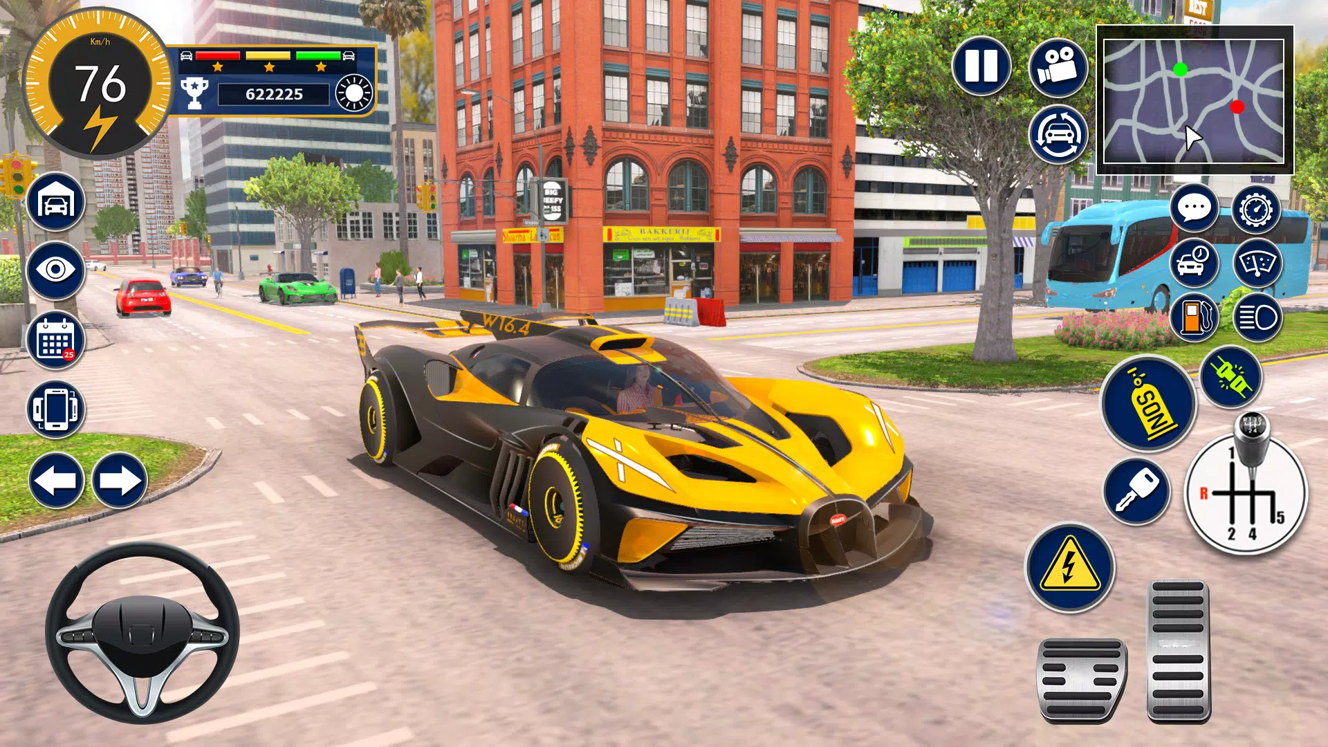 Bugatti Game Car Simulator 3D 스크린샷 1