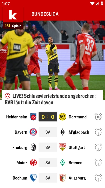 kicker Fußball News Captura de pantalla 0