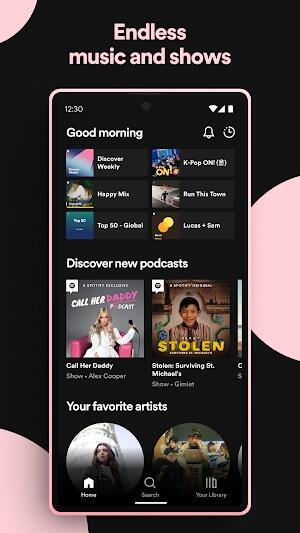 Spotify Premium apk for android