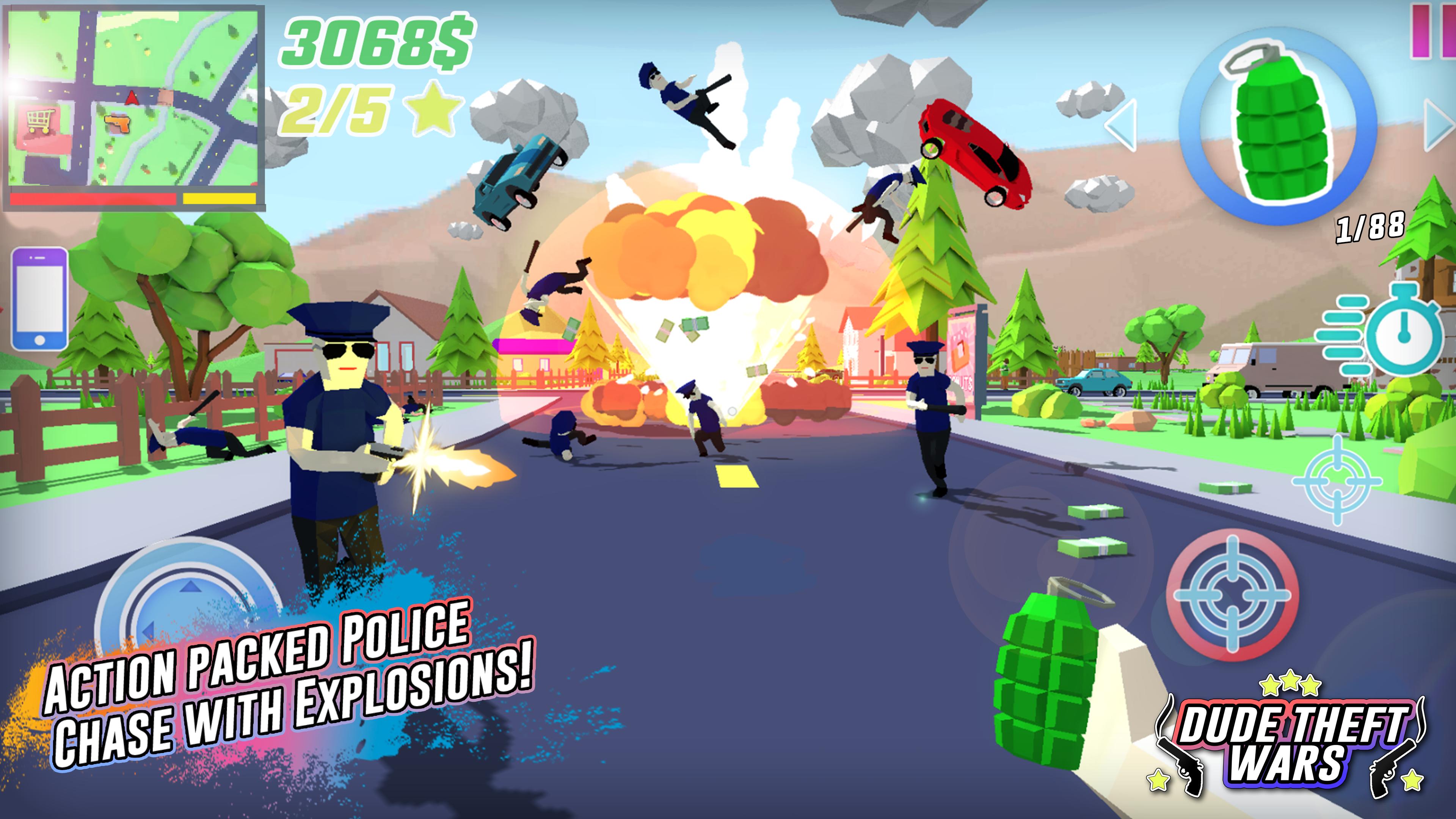 Dude Theft Wars FPS Open world Captura de tela 0