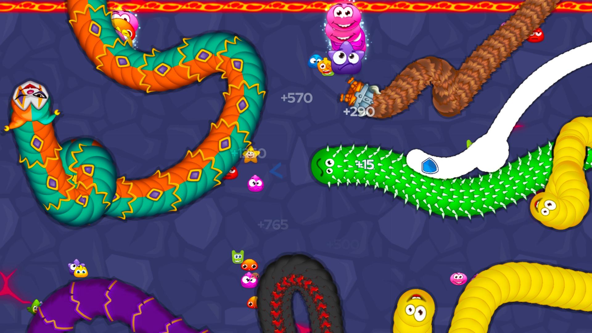 Worm Hunt - Snake game iO zone スクリーンショット 0