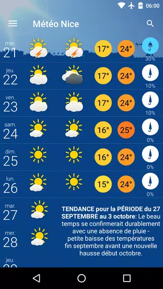 Météo Nice应用截图第1张