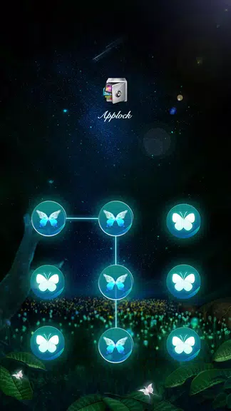 AppLock Theme Flying Butterfly应用截图第0张