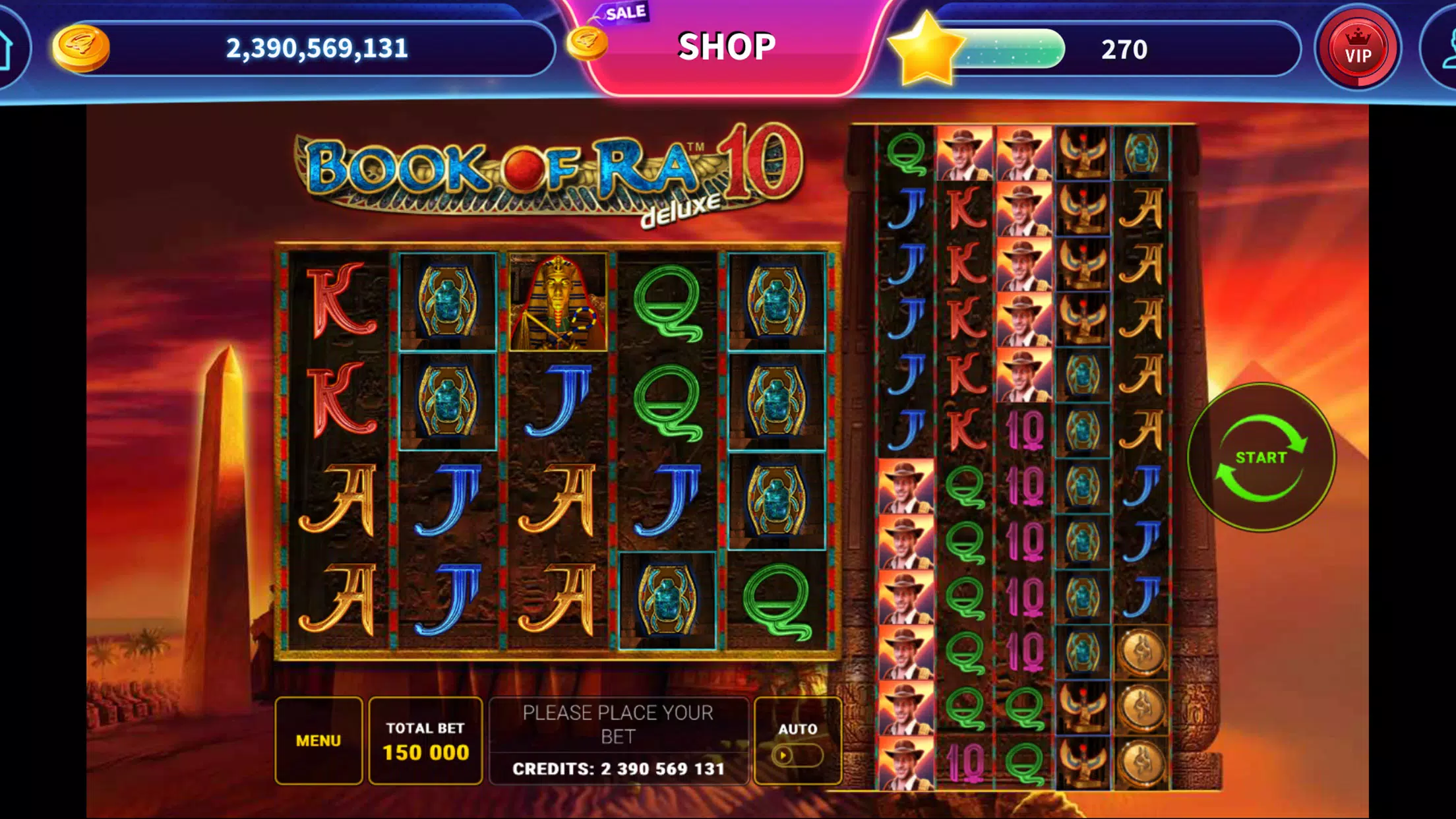 Book of Ra™ Deluxe Slot स्क्रीनशॉट 3