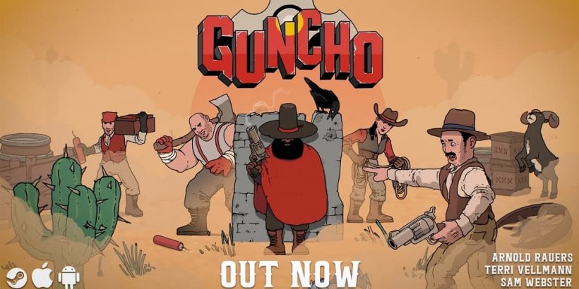 ピストルを携えた西部開拓時代のパズル ゲーム「Guncho」が App Store と Google Play でリリースされました