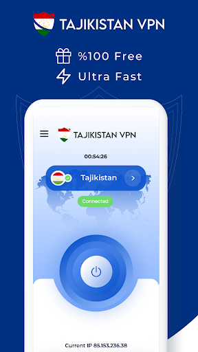 VPN Tajikistan - Get TJ IP Скриншот 0