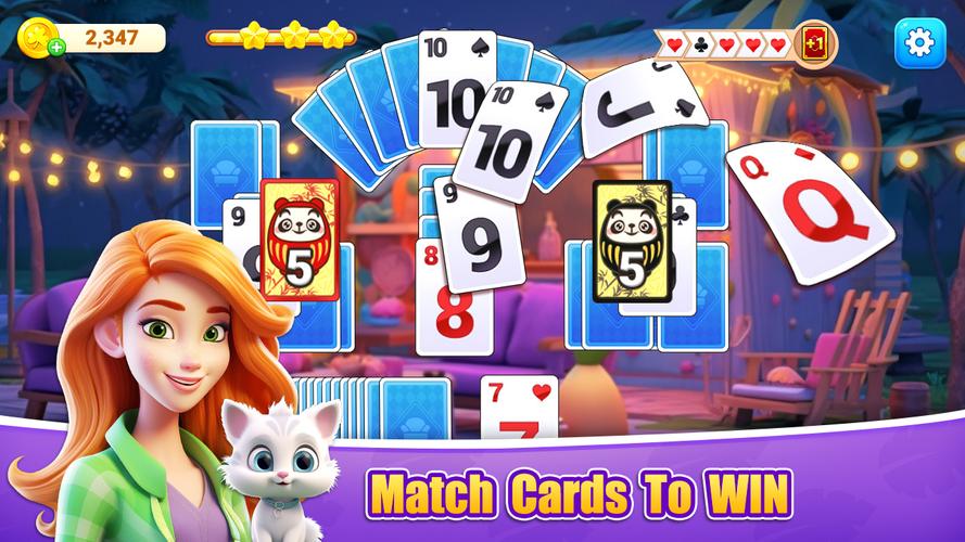 Fish Solitaire™ TriPeaks 스크린샷 2