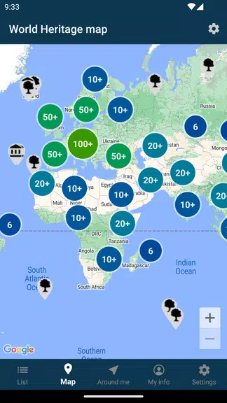 World Heritage - UNESCO List スクリーンショット 0