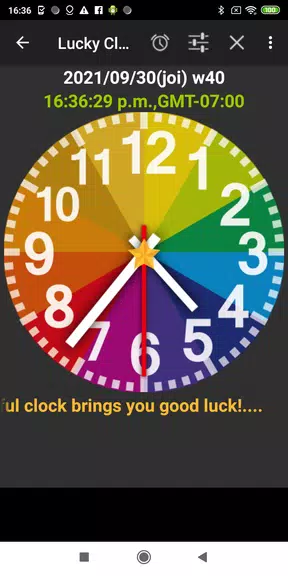 Rainbow Clock 스크린샷 0