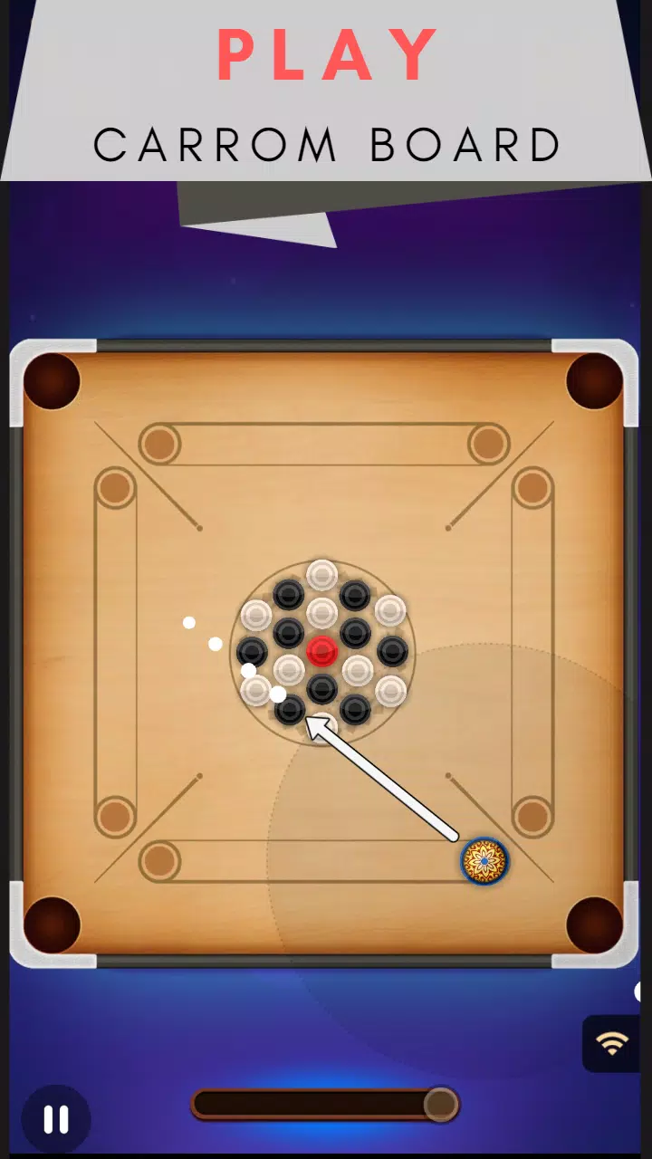 Carrom Board Offline स्क्रीनशॉट 0