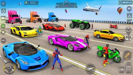 Superhero Game: Ramp Car Stunt Capture d'écran 3