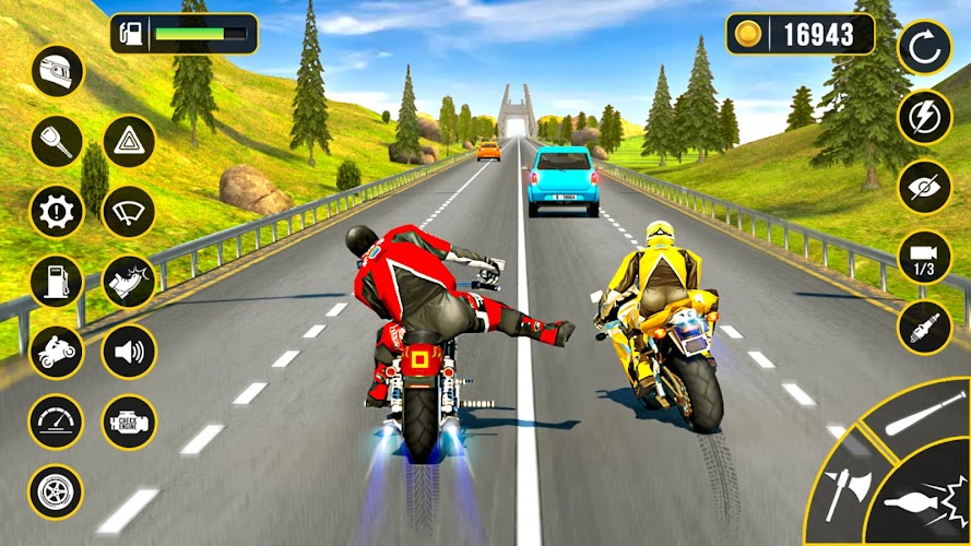 Moto Attack - Bike Racing Game Скриншот 3