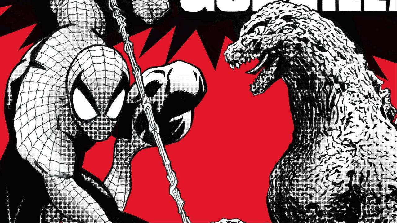 Spider-Man kämpft Godzilla im epischen Showdown