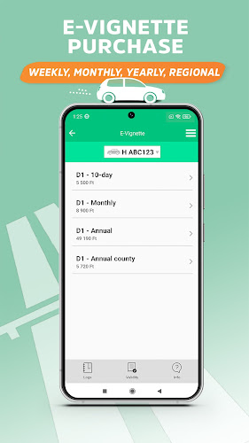 Voxpay - parking & e-vignette 스크린샷 2
