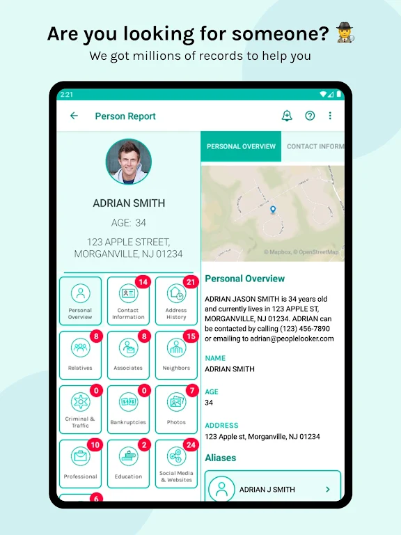 PeopleLooker Background Search Скриншот 3