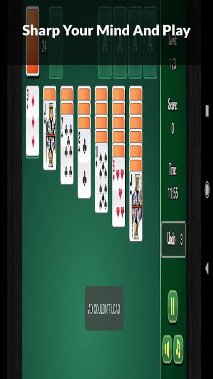 CLASSIC SOLITAIRE GAME -SIMPLE SOLITAIRE GAME EVER Capture d'écran 1