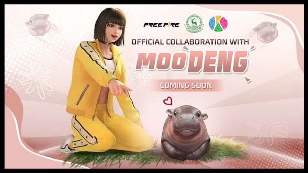 Free Fire : Moo Deng, Viral Baby Hippo, arrive bientôt