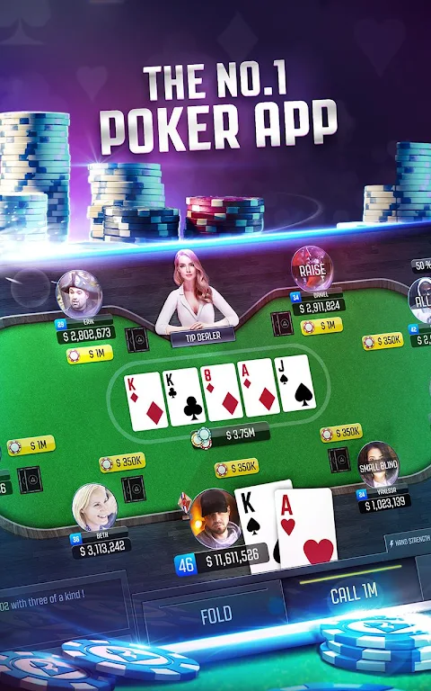 Poker Online: Texas Holdem Card Game Live FREE应用截图第1张
