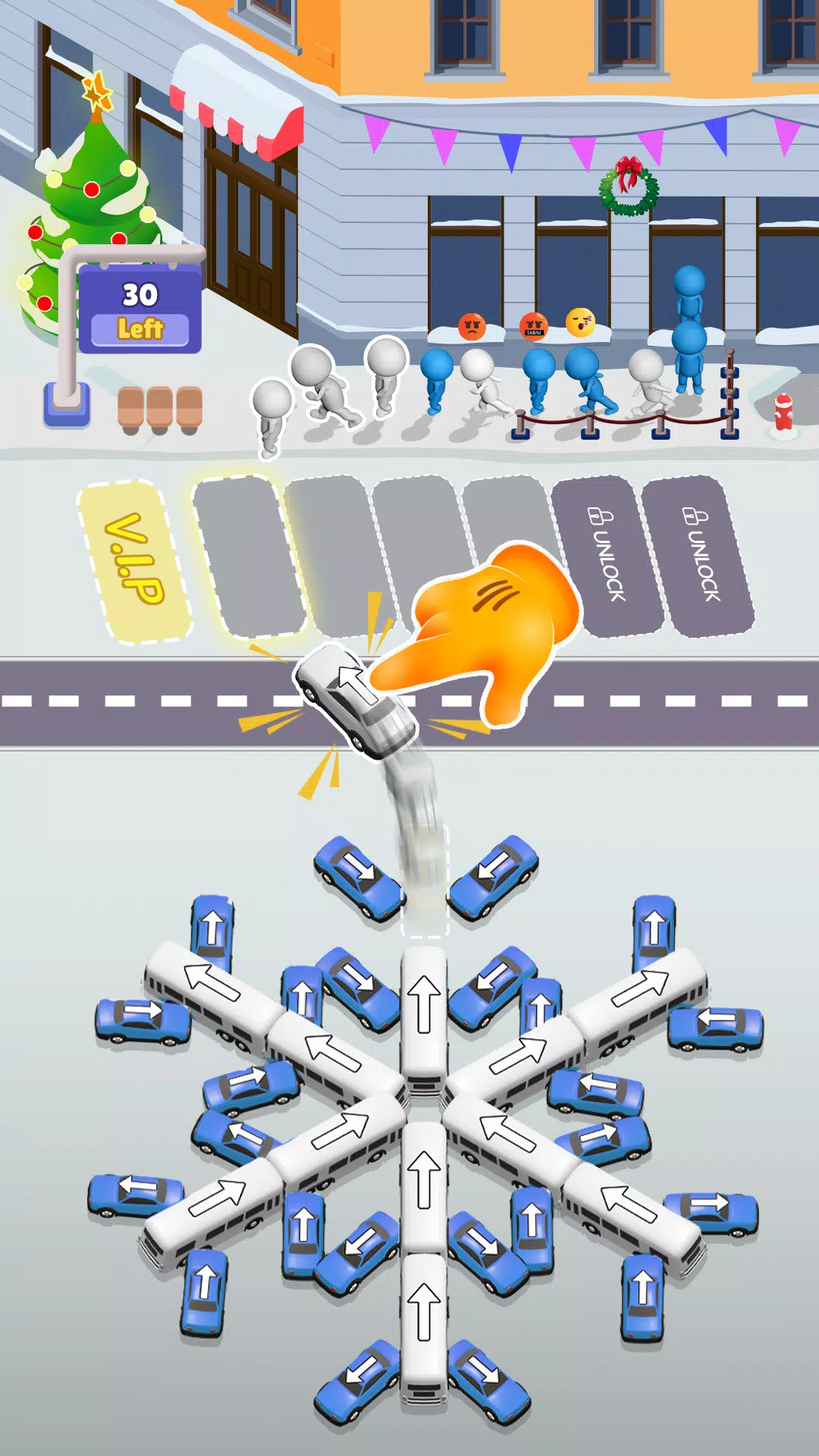 Bus Sort Jam: Parking Puzzle Screenshot 2