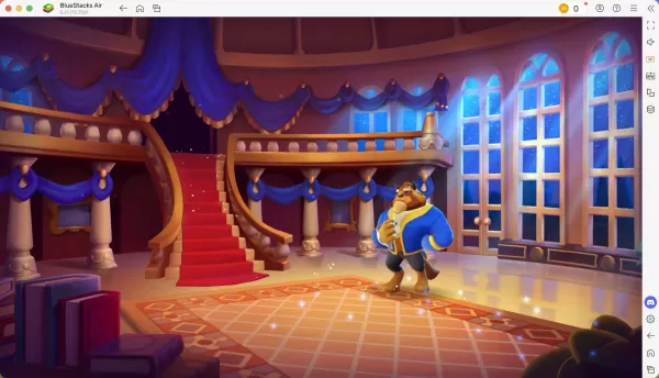 Disney Solitaire gameplay on Mac computer featuring vibrant Disney-themed card designs