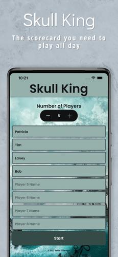 Skull King Scorekeeper Captura de pantalla 0